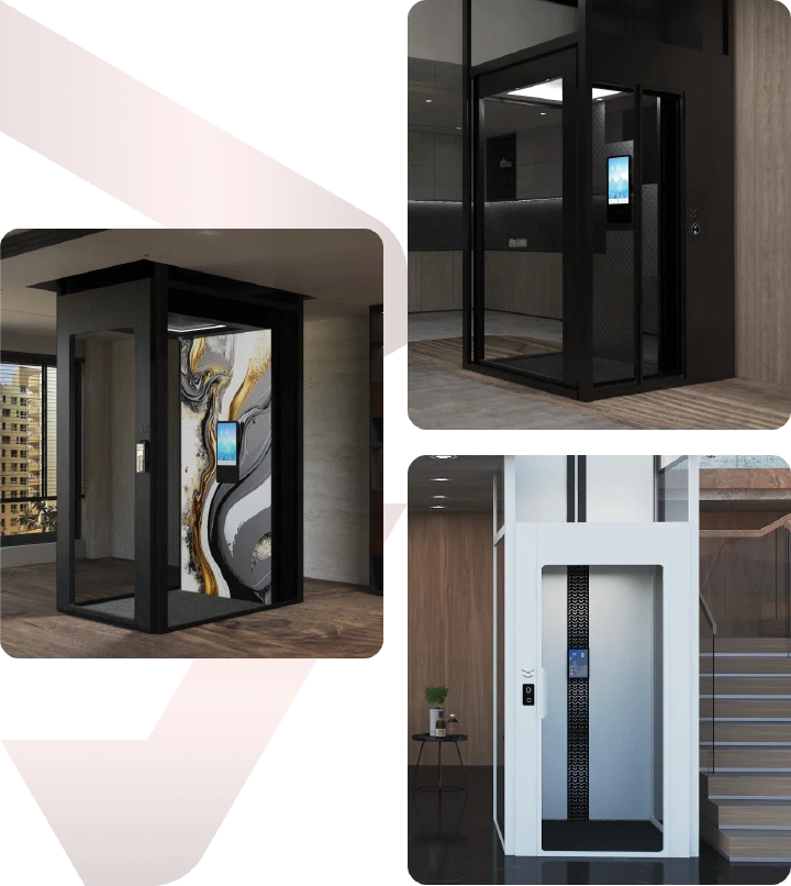 image of three lift types